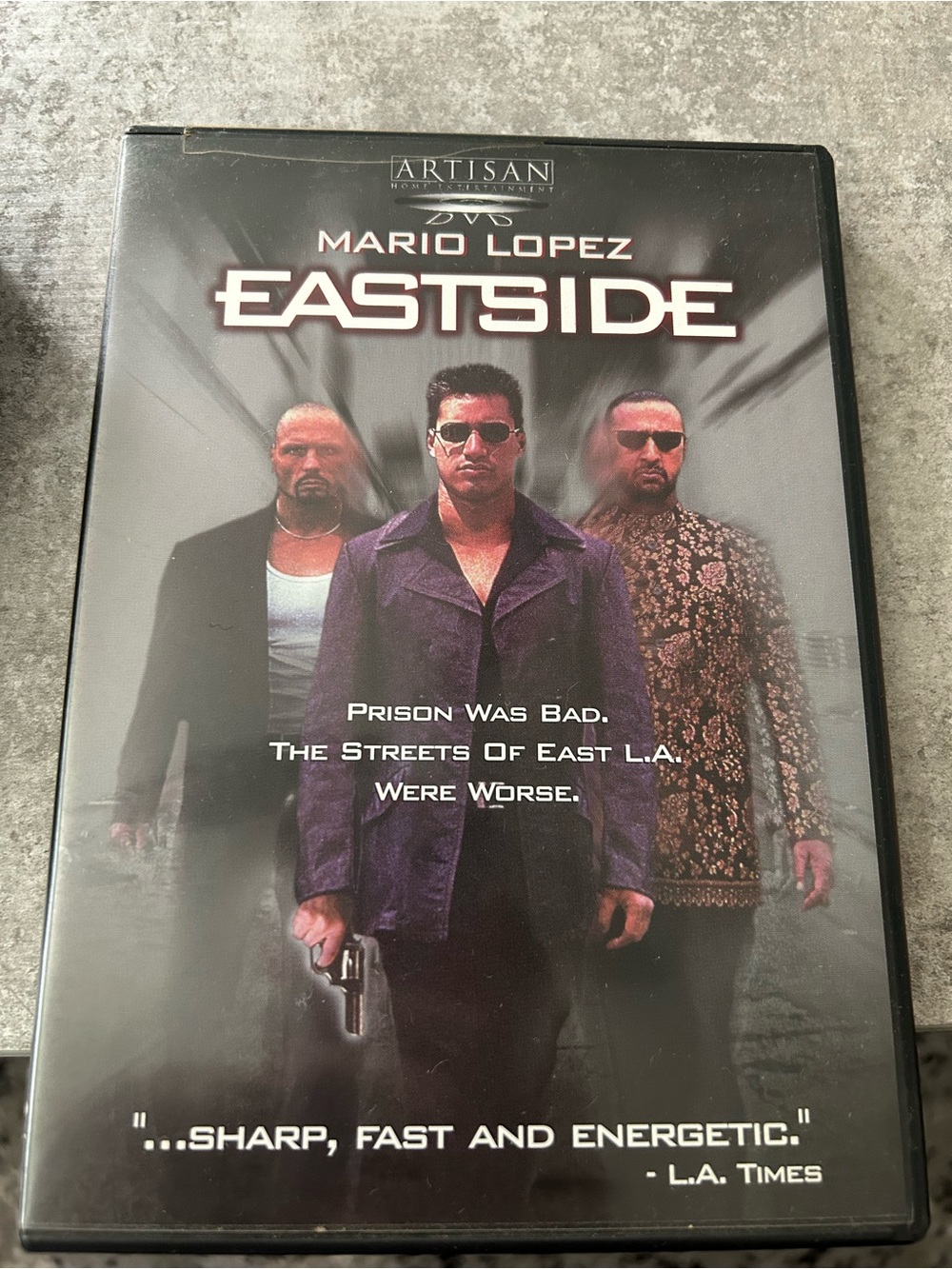 Artisan Mario Lopez Eastside DVD - Black, Purple, White